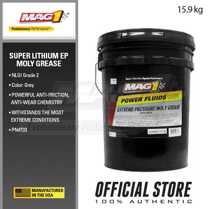 MAG 1 Super Lithium EP Moly Grease 35lb (15.9kg) MAG1 PN735 (Clearance
