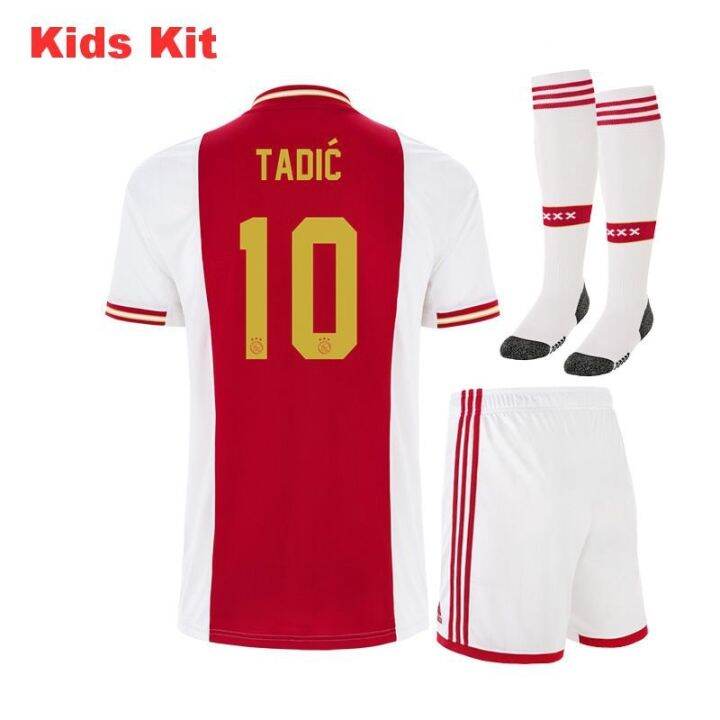 2022-2023-ajax-kids-kit-football-jersey-22-23-high-quality-fan-edition-shirt-with-patch-socks-kiases