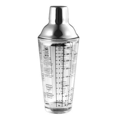 400ML Cocktail Shaker Wine Champagne Alcoholic Beverage Bar Utensils Shake Bottle Snow Gram Cup Bartender Barware Accessories