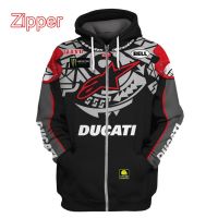 Xzx180305 in stock! Ducati MotoGP racing alipinestars men zipper hoodies spring exhaust Sweatshirt fashion children jackets coats