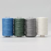 【YD】 150D 0.8mm 100Meters Polyester Leather Waxed Cord Flat Thread Sewing for Handicraft Hand Stitching