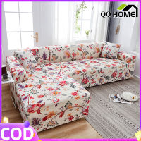 Sofa Cover 1 2 3 4 Seater Slipcover L Shape Sofa Seat Elastic Stretchable Couch Universal on Sale Anti-Skid Stretch Protector Slip Cushion with 1 Free Pillow Cover and Foam Stick