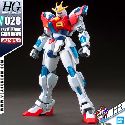 BANDAI GUNPLA HIGH GRADE HG 1/144 TRY BURNING GUNDAM โมเดล กันดั้ม กันพลา VCA GUNDAM