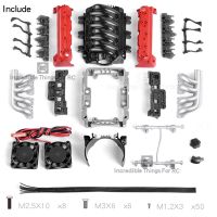 มอเตอร์พัดลม TRX4 LS7รถชุดไต่สำหรับรถบังคับวิทยุ,มอเตอร์พัดลม VS4สำหรับ V8 RC 90046จำลองของเล่นบังคับอิเล็กทรอนิกส์และรีโมทคอนโทรล