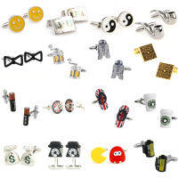 ขายร้อน 16 แบบผู้ชาย Cufflink Cuff Link จัดส่งฟรี-Yrrey