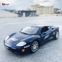 Bburago 1:24 Ferrari 360 Challenge authorized simulation alloy car model decoration collection toy die-casting model