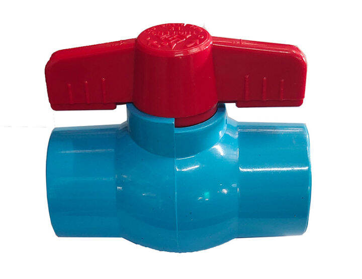 วาล์วน้ำ-1นิ้ว-6-ตัว-บอลวาล์วสวม-สำหรับท่อพีวีซี-ball-valve-วาล์วพีวีซี