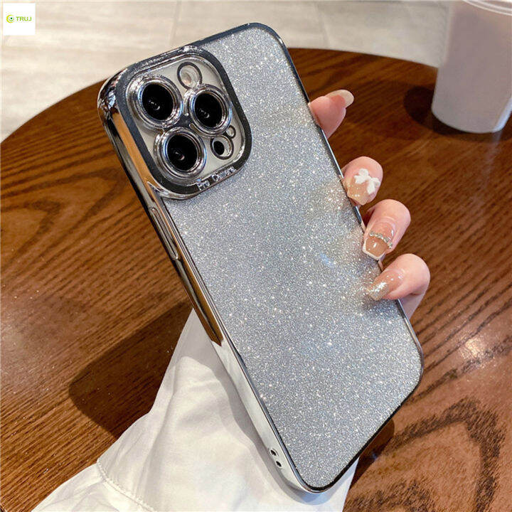 เคสโทรศัพท์การชุบเคลือบผิวด้วยไฟฟ้าส่องแสงแวววาวสำหรับสมาร์ทโฟน-iphone-13กรอบกันชนสำหรับโทรศัพท์มือถืออัจฉริยะของ-iphone