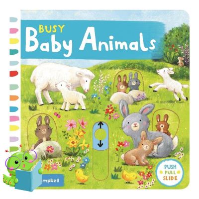 ส่งฟรี !! ** หนังสือนิทานภาษาอังกฤษ Busy Baby Animals ( Board book )