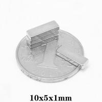 20 1000pcs 10x5x1 Rare Earth Magnet Thickness 1mm Small Rectangular Block Magnets 10x5x1mm Permanent Neodymium Magnetic 10x5x1