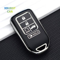 TPU รถ Remote Key Case Cover Shell Fob พวงกุญแจสำหรับ Honda Polit Jazz Jade Crider Odyssey Civic City Vezel Accord HR-V CRV