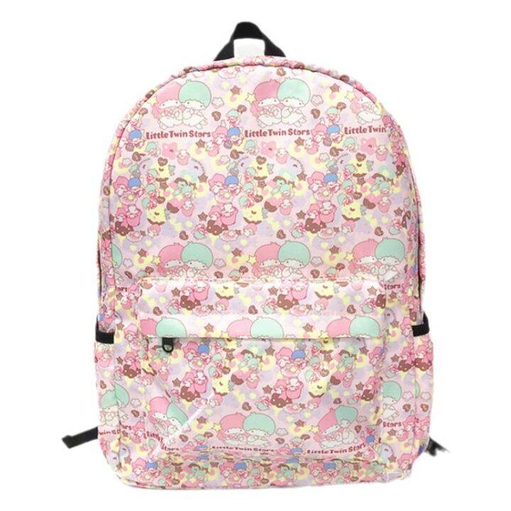 sanrio-anime-kuromi-cinnamoroll-my-melody-student-bag-backpack-parent-child-lightweight-tarp-backpacks-for-children-kawaii-toys