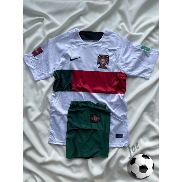 ชุดบอลทีมชาติ-portugal-white-2-เสื้อบอลและกางเกงบอลผู้ชาย-ปี-2022-2023-ใหม่ล่าสุด