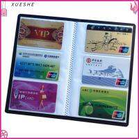 XUESHE ใหม่ คอนเทนเนอร์ บัตรเครดิต หนังสือผู้ถือบัตร หนัง การ์ดอัลบั้ม ตู้หนังสือ