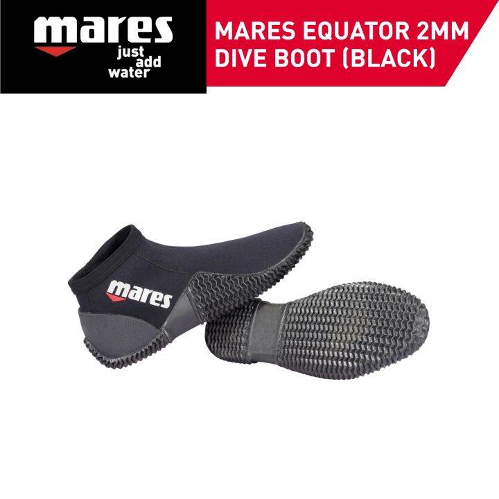 Mares Equator 2mm Dive Boot (Black) Lazada PH