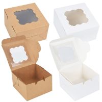 【YF】✾❏  5/10pcs Paper Boxes with Window  Wedding Birthday Favors