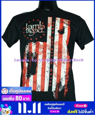 เสื้อวง LAMB OF GOD เสื้อยืดวงดนตรีร็อค เมทัล เสื้อร็อค  LOG1255 สินค้าในประเทศ