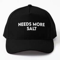 Needs More Salt Baseball Cap Hat Mens Boys Printed Fish Sun Casquette Women Solid Color Summer Snapback Black Spring
 Casual