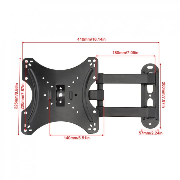 universal-tv-wall-mounts-bracket-flat-panel-tv-frame-mount-support-15-degree-tilt-for-14-to-26-42-inch-lcd-led-monitor