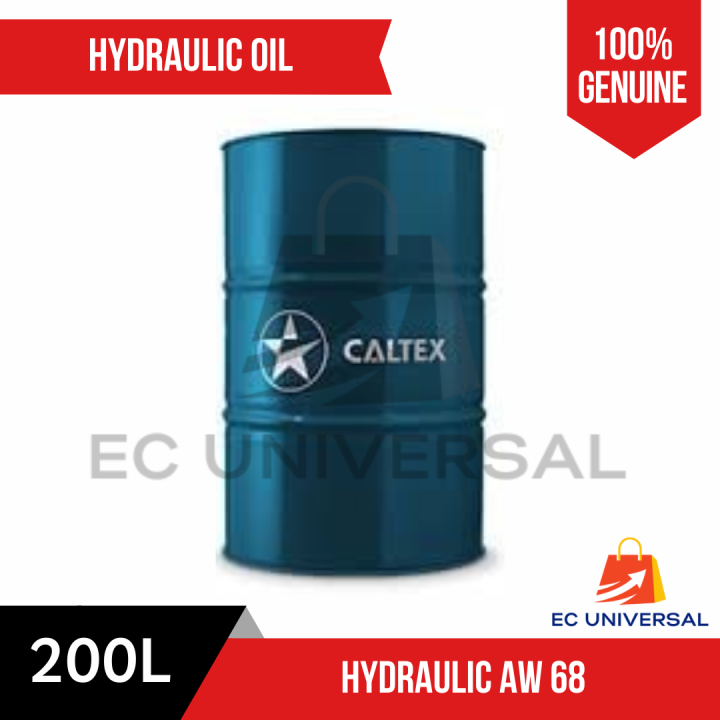 Caltex Hydraulic Oil Anti Wear AW 68 (200L) Liters Drum Lazada PH