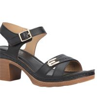 Thick Heels Sandals Ladies Ankle Wedge