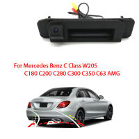 รถ Trunk Handle ด้านหลัง170องศาที่จอดรถกล้องสำหรับ Benz C Class W205 C180 C200 C280 C300 C63 AMG