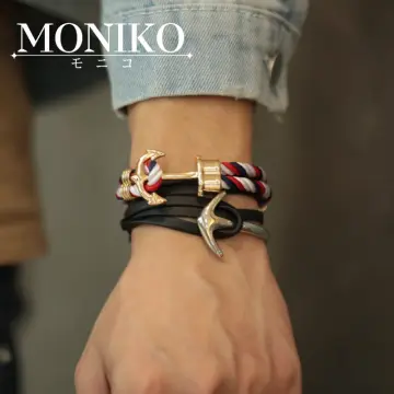 18ct Yellow Gold Forced Anchor Bracelet