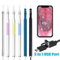 USB HD Visual Ear Wax Cleaning Endoscope Otoscope Spoon Camera Borescope Android PC Tablet Earwax Removal Pick Ear Cleaner Tool