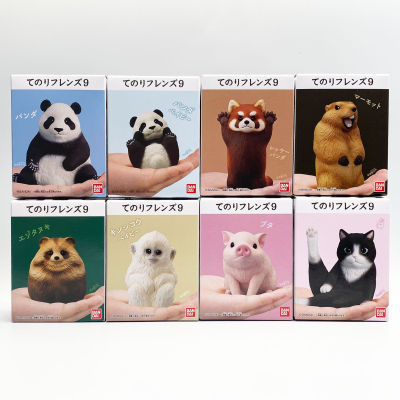 พร้อมส่ง เหมา Bandai Tenori Friends 9 โมเดลสัตว์ น่ารัก Model Figure Baby Red Panda Marmot Tanuki Cat ลิขสิทธิ์แท้
