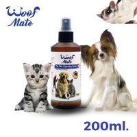 WoofMate สเปรย์สัตว์เลี้ยง200ml บรรเทาอาการเชื้อรา ยีสต์ เรื้อน ลดอักเสบ คันเกา แผลถูกกัด แผลติดเชื้อ แผลกดทับ แผลเรื้อรัง