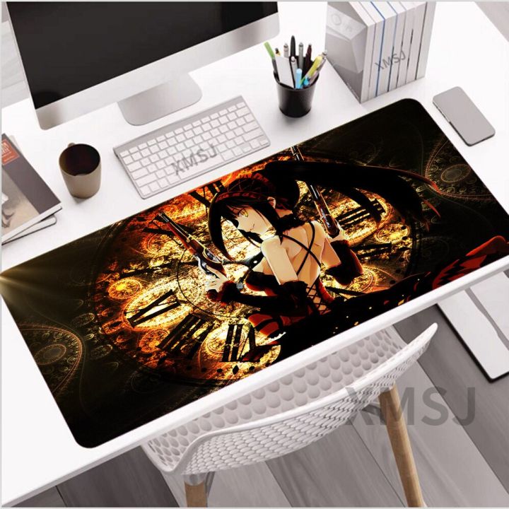 tokisaki-kurumi-date-a-live-mouse-pad-laptops-gaming-accessories-keyboard-large-mouse-pad-desktop-pc-gamer-anime-mouse-pad-desks-basic-keyboards