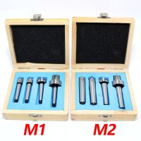 4Pcs MT1 / MT2 เครื่องกลึงไม้เครื่องมือ Spur Live Center Set Taper เครื่องมือ สําหรับงานโลหะไม้เบื่อเครื่องกลึง Tailstock