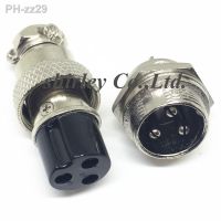 5Pair 10Pcs GX16 GX16-3 3P 3Pin 16mm Male Female Wire Panel Connector plug Circular Aviation Connector Socket Plug