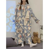 Onesie Loose Cute Cartoon Long Female Dress For Women Custom Wedding Bathrobe Woman Shower New In Womens Sleepwear And Robe