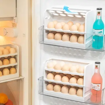 Egg Holder Refrigerator Egg Stand Shelf Fresh Storage Box Kitchen Eggs  Display Rack Eggs Storage Container Fridge Organizer