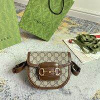 GG กระเป๋า GUCCI HORSEBIT 1955 MINI ROUNDED BAG