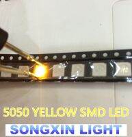 【✱2023 HOT✱】 QFERF SHOP 100ชิ้น/ล็อต Xiasongxin ไฟ Smd 5050 Led เอสเอ็มดีสีเหลืือง Diode1.8-2.4V 585-590nm 5.0*5.0*1.5มม. 0.2W 60ma