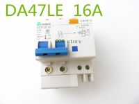 【✲High Quality✲】 aojia6891 Dz47le เบรกเกอร์กระแสไฟตกค้าง2P 16a 230V ~ 50Hz/60Hz ที่มีการป้องกันกระแสเกินและการรั่วไหล