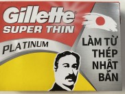 Lưỡi Lam Gillette - Hộp 100 Lưỡi 20 hộp nhỏ, 5 lưỡi hộp