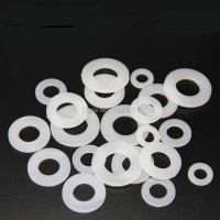 300pcs/Lot M6 Nylon Plastic Flat Washer 6x12x1.2 mm Plain Washer Flat Gasket Ring Nails Screws  Fasteners