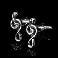 High Quality Music Note Cufflinks New Fashion Rock Romantic Music Piano Saxophone Cufflinks Men 39;s Wedding Shirt badge pin