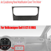 For Volkswagen Golf 6 GTI R MK6 2008-2012 Real Carbon Fiber Interior Part Air Conditioning Panel Modification Cover Trim Sticker