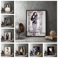 Anne Hathaway ทีวีภาพยนตร์ Star คุณภาพ Wall Art Home Decor ภาพวาดผ้าใบ Nordic ตกแต่งโรงแรมบาร์ Cafe ห้องนั่งเล่นโปสเตอร์ Liyanhong2