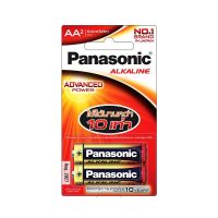 ถ่าน Panasonic Alkaline Size AA 1.5V แพค 2/4/8ก้อน