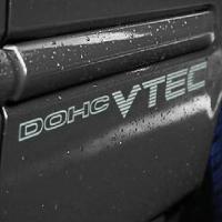 sticker สติ๊กเกอร์ DOHC V สีขาว แปะตกแต่งรถเท่ๆ