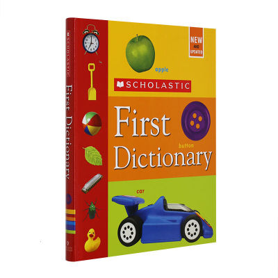 Scholastic First.LaภาษาอังกฤษOriginalการเรียนรู้เด็กตรัสรู้ภาพพจนานุกรมภาษาอังกฤษเด็กแผนภาพ.Laเด็กคำภาษาอังกฤษหนังสืออ้างอิงปกแข็งขนาดใหญ่Edition