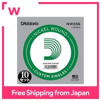 DAddario กีต้าร์ไฟฟ้าสายกุหลาบนิกเกิล056 NW056ชุด10