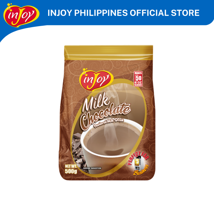 inJoy Milk Chocolate Vendo Hot Chocolate Drink Mix 500g Lazada PH