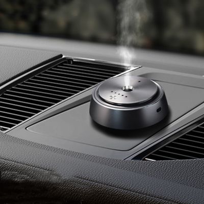 【DT】  hot1 PC Car Aroma Diffuser Black Intelligent Car Scents Aromas Machine Fragrance Diffusers Freshener Metal For Car Home Office
