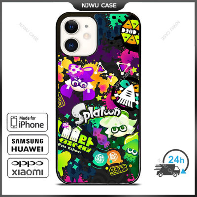 Splatoon 3 Phone Case for iPhone 14 Pro Max / iPhone 13 Pro Max / iPhone 12 Pro Max / XS Max / Samsung Galaxy Note 10 Plus / S22 Ultra / S21 Plus Anti-fall Protective Case Cover